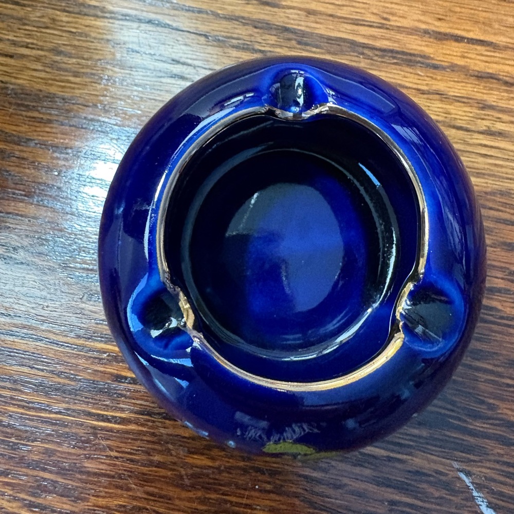 Vintage Kutani Japanese Mini individual Porcelain Ash Tray - Picture 2 of 4
